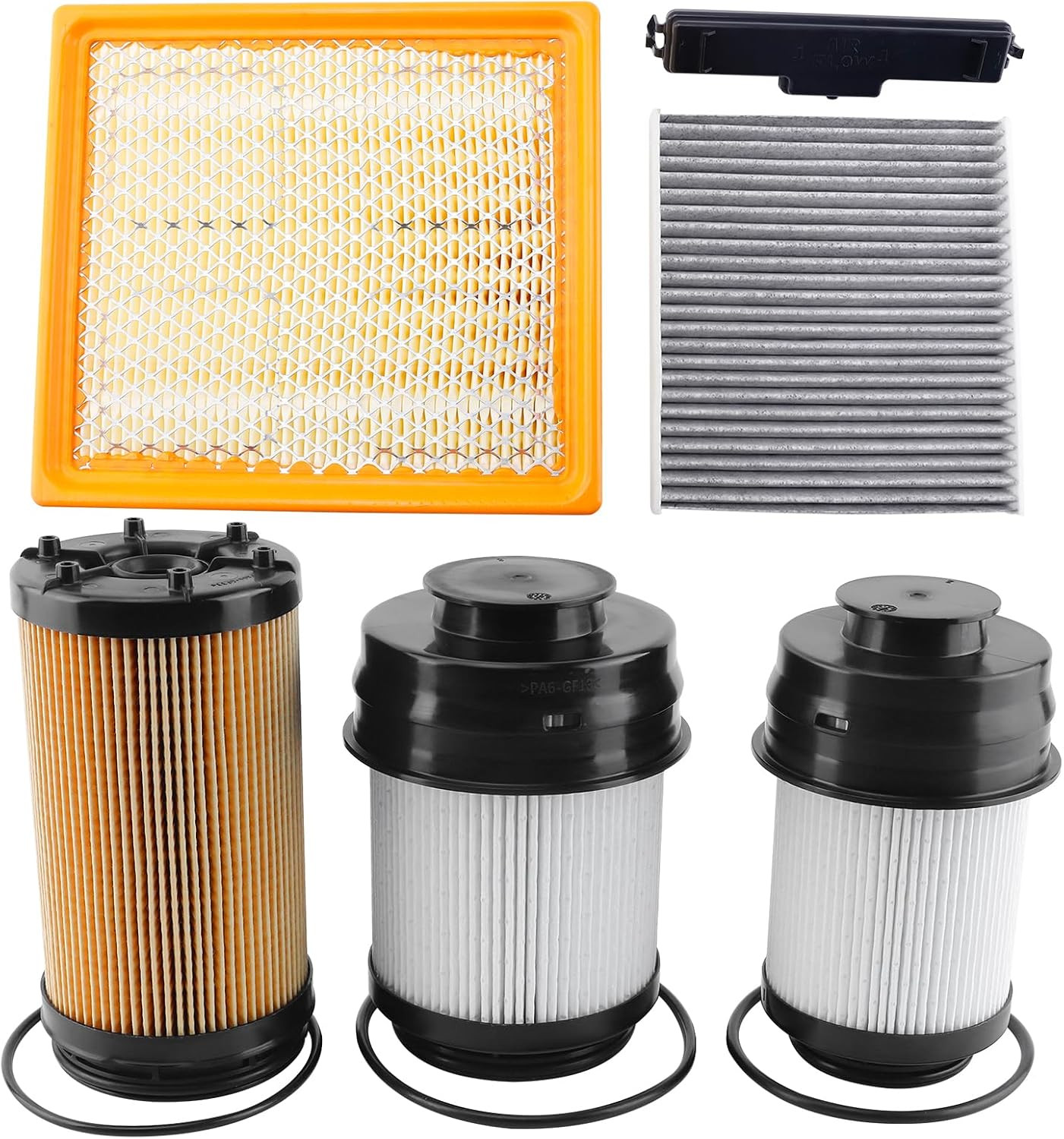 5Pcs Filter Kit for 2025-2026 6.7L Cummins Ram 2500 3500 4500 5500 5Pcs Filter Kit for 2025-2026 6.7L Cummins Ram 2500 3500 4500 5500