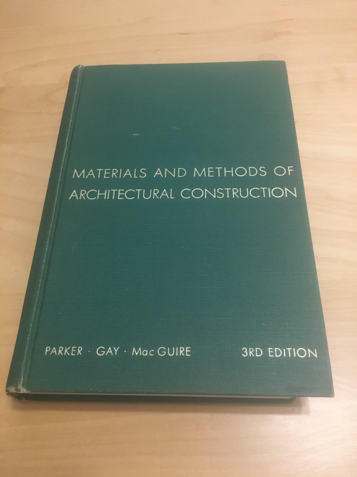 Materials and Methods of Architectural Construction 