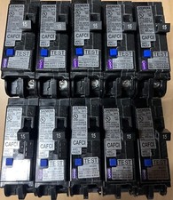 BOX OF 10 SIEMENS QA115AFCN 15A AFCI PLUG ON NEUTRAL (NO PIGTAIL WIRE) BRAND NEW picture