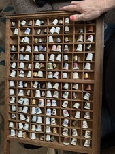 Vintage Letterpress Printer Drawer Tray 27 X 16 98 Slot with 150 vintage timbols picture