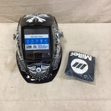 MILLER ELECTRIC 296766 Welding Helmet 4 Arc Sensors Skulls picture