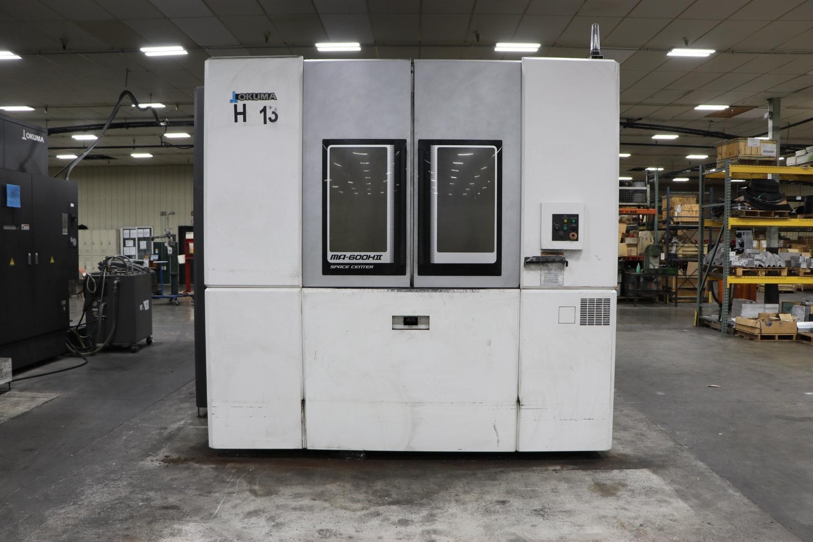 Okuma MA-600HII CNC Horizontal Machining Center, 2019 - Chip Conveyor, Throug...