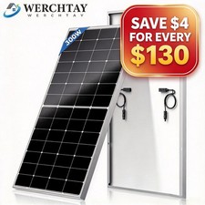 300W BC Solar Panel High Efficiency 26% Farm Home Shed Rooftop On/Off-Grid picture