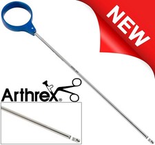 Arthrex AR-1305 Single Hole Knot Pusher With Closed End & Thumb Ring 8.25