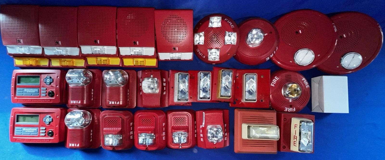 Honeywell EST System Sensor Fire Equipment Strobe Etc. Lot of 26 - Untested Honeywell EST System Sensor Fire Equipment Strobe Etc. Lot of 26 - Untested
