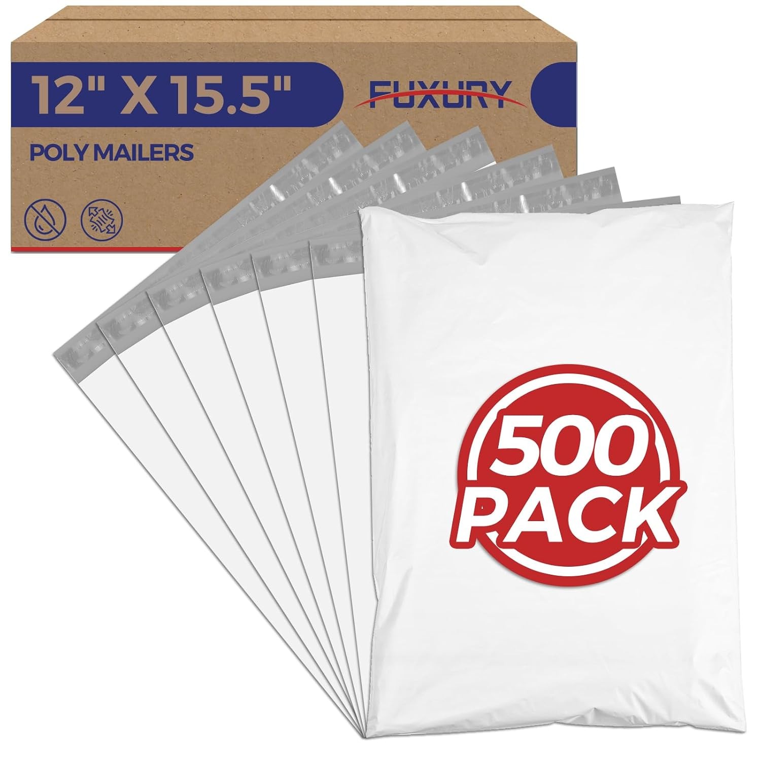 Bulk White Poly Mailers 12x15.5\ Bulk White Poly Mailers 12x15.5\