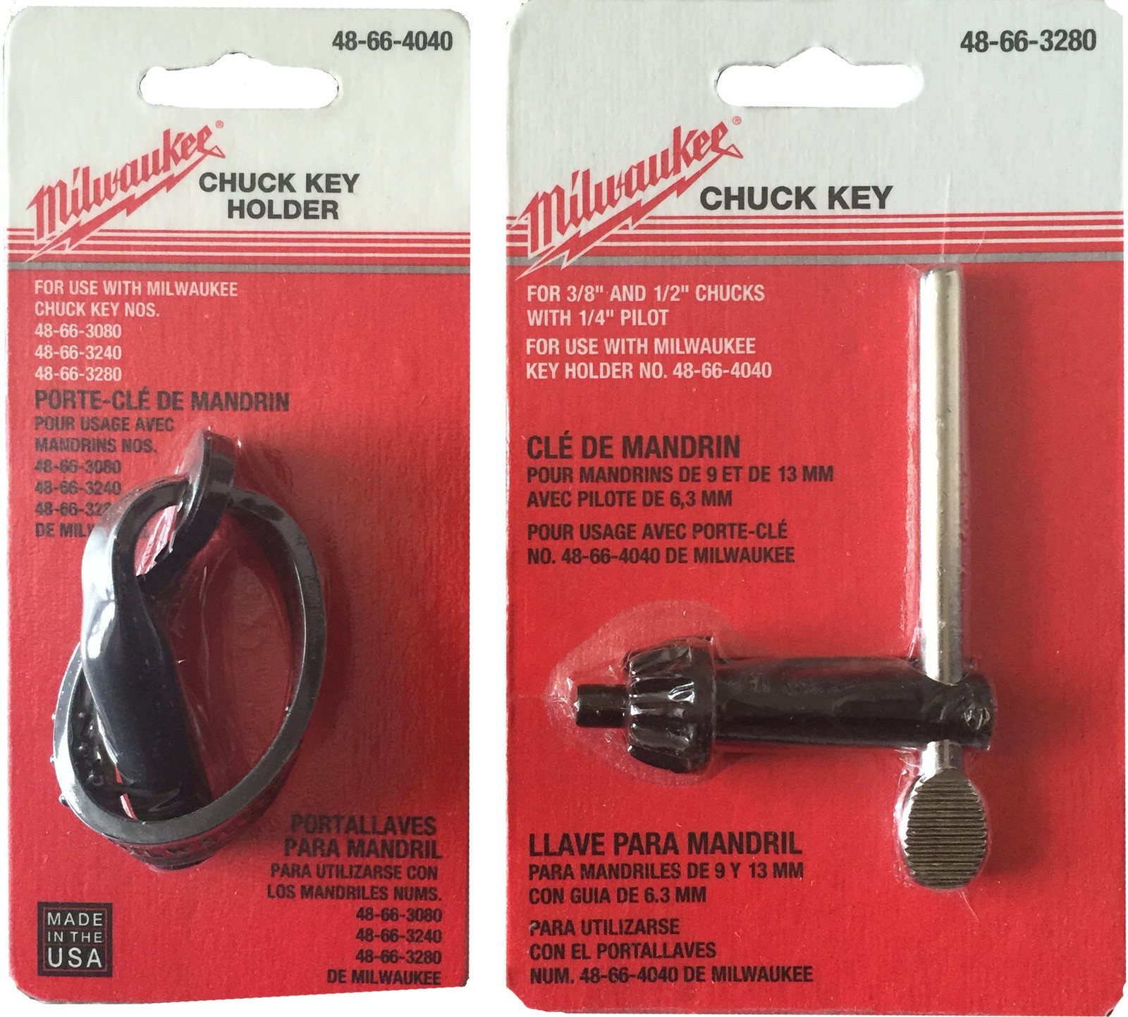 Chuck Key Holder For DeWalt Magnum Drills 2 Piece Set Accessory Chuck Key Holder For DeWalt Magnum Drills 2 Piece Set Accessory