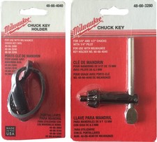 Chuck Key Holder For DeWalt Magnum Drills 2 Piece Set Accessory picture