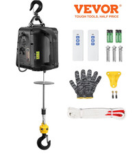 VEVOR 2-in-1 Electric Hoist Winch 1100 lbs Manual Wireless Remote Control picture