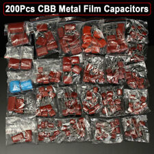 200Pcs 25 Values 0.001uf~2.2uf 630V CBB Metal Film Capacitors Assortment Kit C# picture