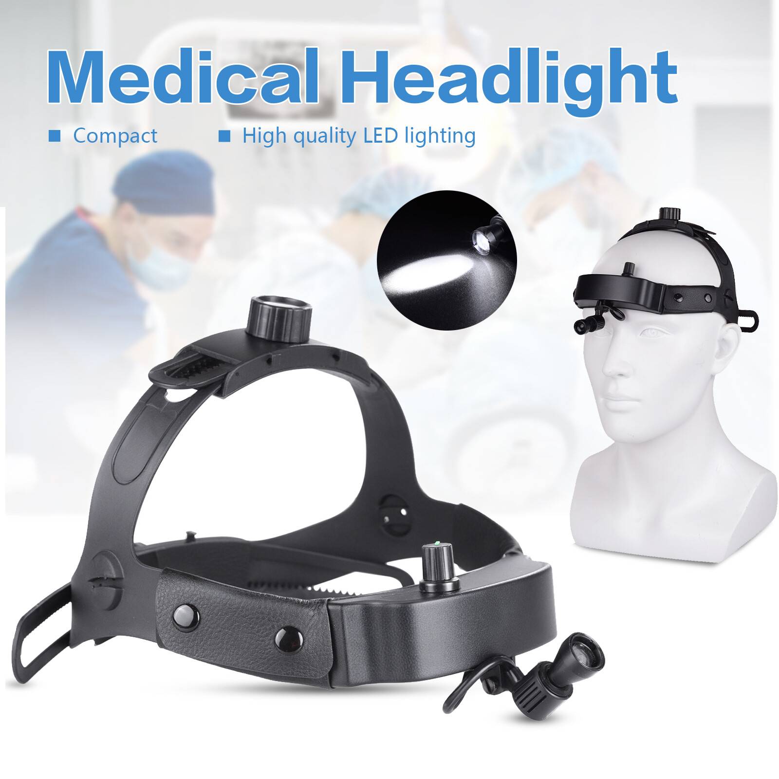 3W High Brightness Dental LED Headlight Brightness Adjustable Medical Headlamp 3W High Brightness Dental LED Headlight Brightness Adjustable Medical Headlamp