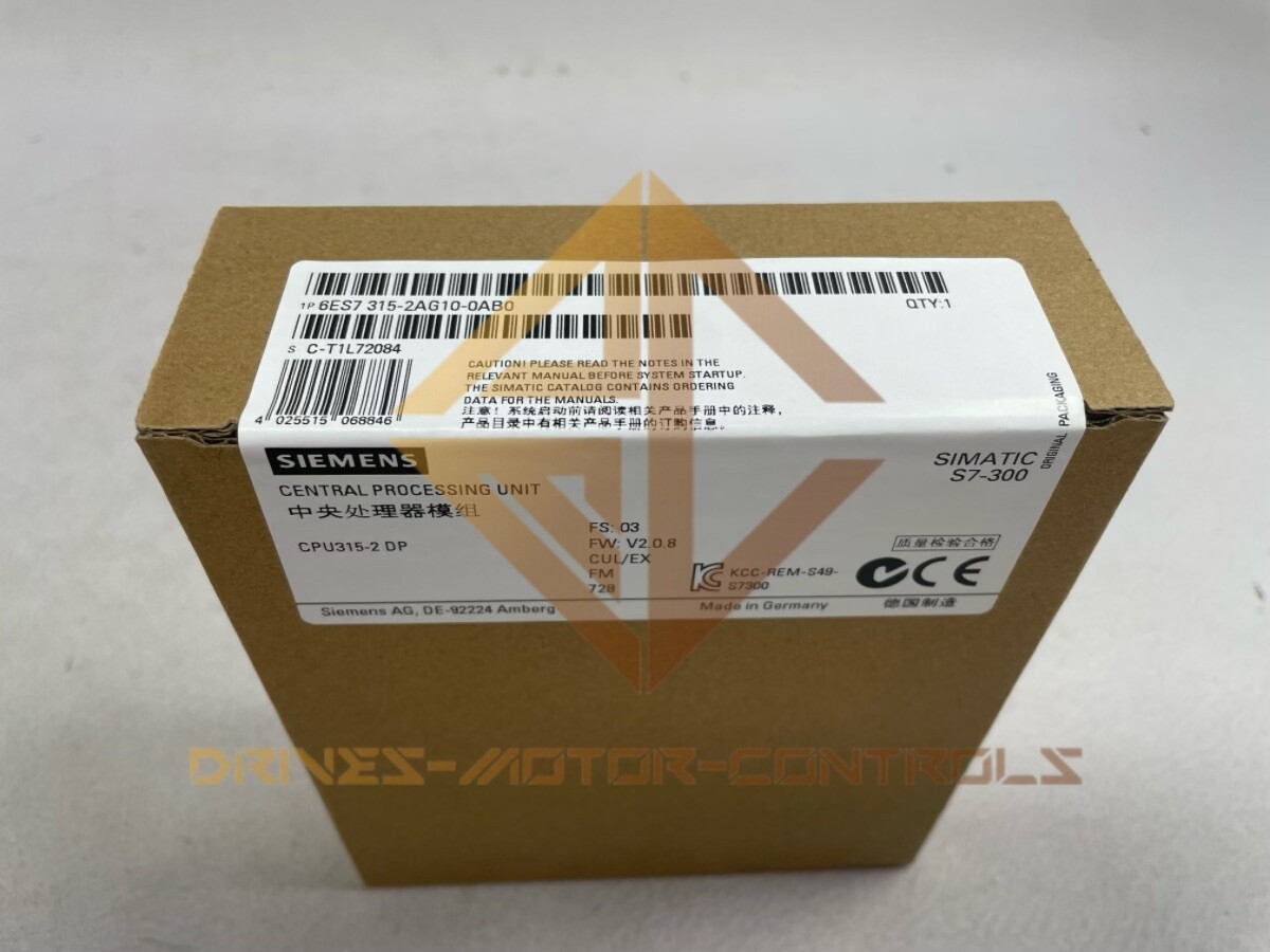 1PCS NEW Siemens 6ES7315-2AG10-0AB0 SMART PLC Module 6ES7 315-2AG10-0AB0 1PCS NEW Siemens 6ES7315-2AG10-0AB0 SMART PLC Module 6ES7 315-2AG10-0AB0