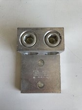 1) New no Box ILSCO AU1000 2NS 2 Hole Straight 2 Awg - 600 MCM Mechanical Lug picture