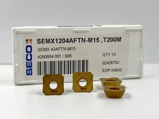 SECO SEMX43AFTN-M15 SEMX1204AFTN-M15 New Carbide Inserts 04933 Grade T200M 4pcs picture
