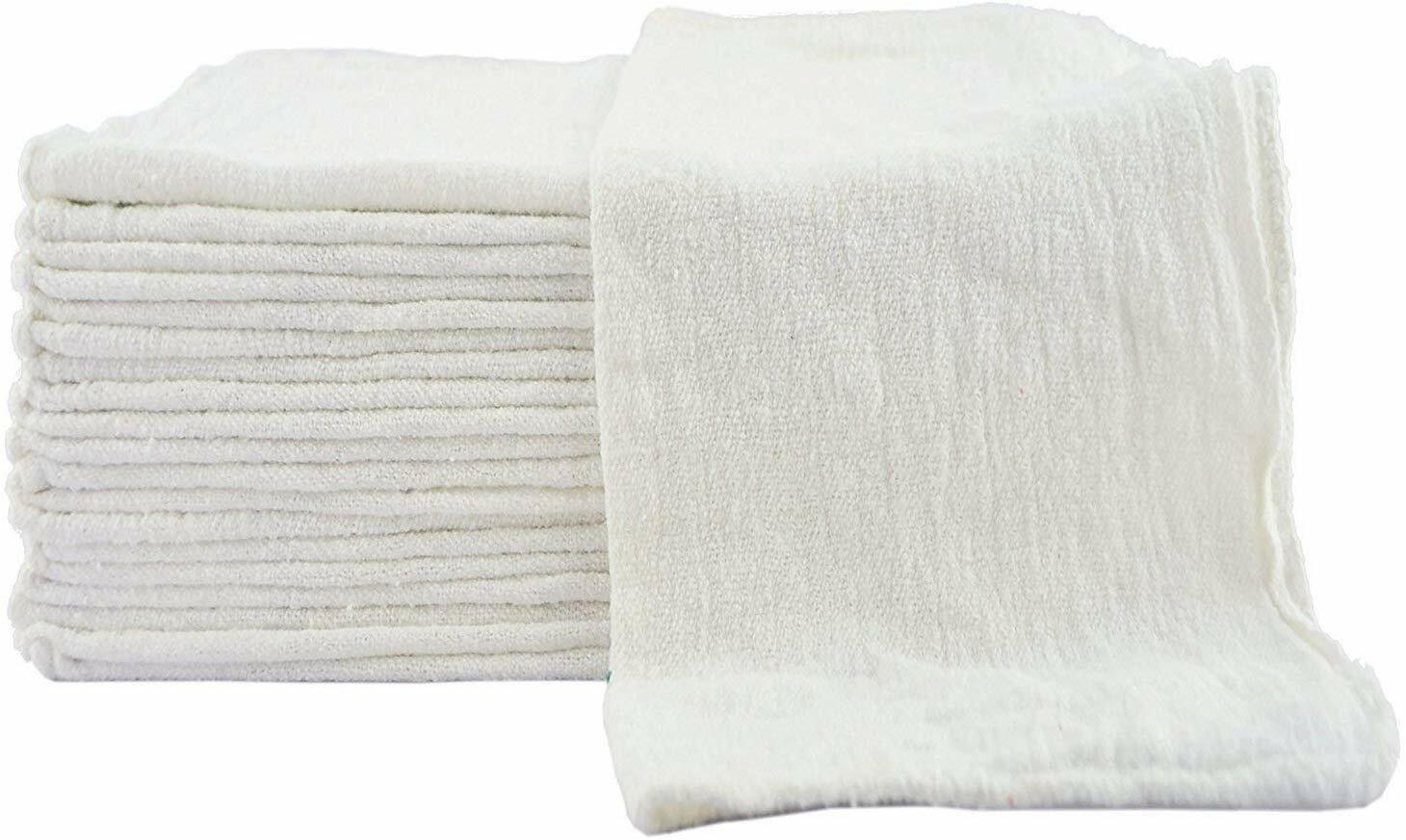 1000 New Industrial Shop Rags Towels Washed White Large 12x14 Towel B-Grade 1000 New Industrial Shop Rags Towels Washed White Large 12x14 Towel B-Grade
