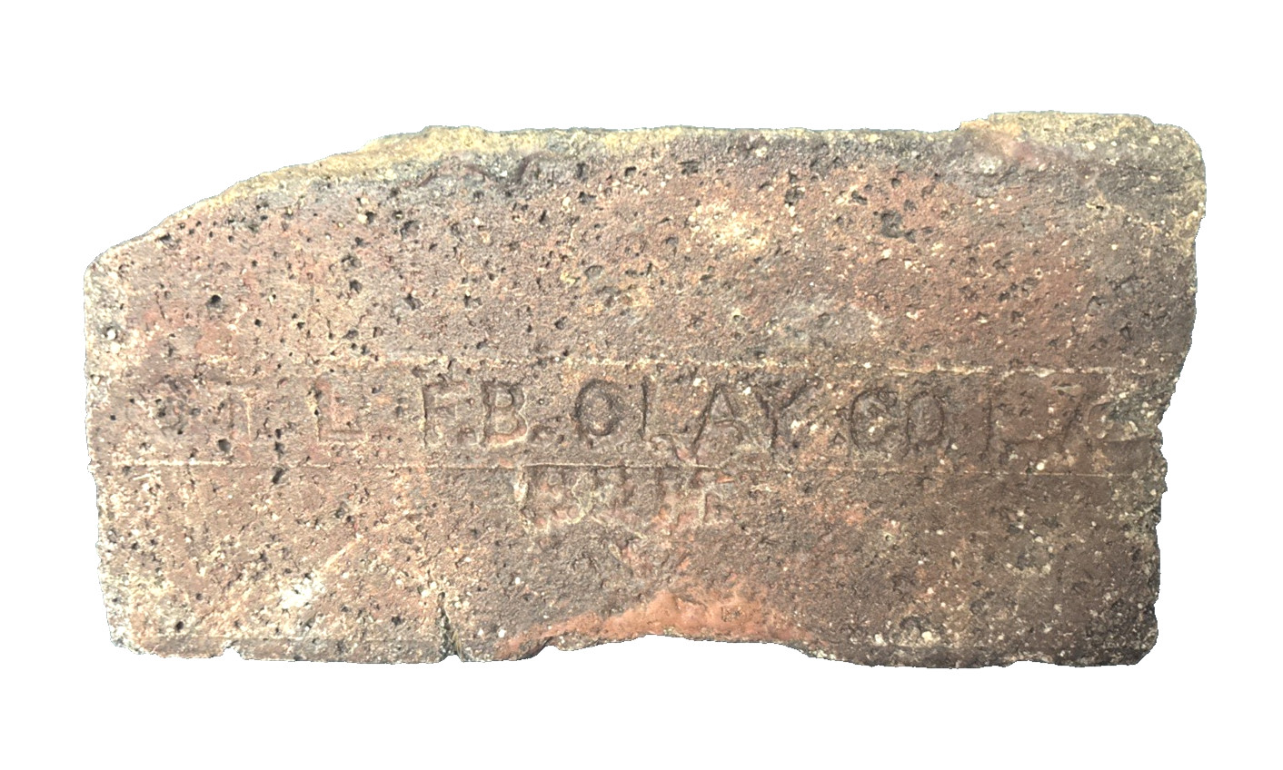 Old Antique & Vintage ST LOUIS FIRE BRICK & CLAY CO BQM 1880-1920 Purple/Red Old Antique & Vintage ST LOUIS FIRE BRICK & CLAY CO BQM 1880-1920 Purple/Red