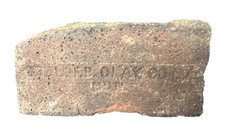 Old Antique & Vintage ST LOUIS FIRE BRICK & CLAY CO BQM 1880-1920 Purple/Red picture