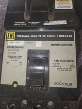 Square D 200 Amp I-Line Molded Case Circuit Breaker 3 Pole 240 VAC Q232200 picture