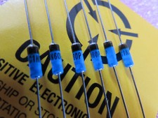 1N60P, 1N60 Central Semi Gold Bonded Germanium Glass Diodes Vintage 6pcs NOS USA picture