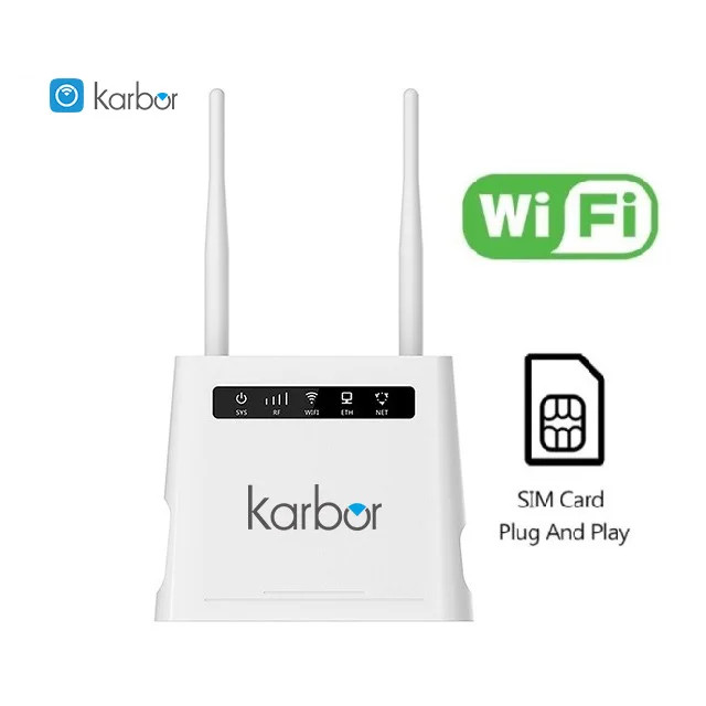 Karbor 4G CPE WiFi Router Modem Sim Card Slot 4G Router Wifi Wireless for Home Karbor 4G CPE WiFi Router Modem Sim Card Slot 4G Router Wifi Wireless for Home