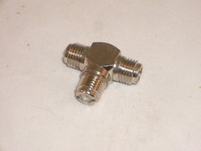 WORKMAN 40-7618 MINI UHF FEMALE TO DUAL MINI UHF FEMALE TEE CONNECTOR ADAPTER picture