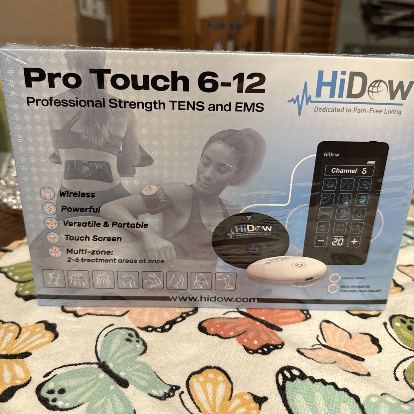NEW HI-DOW PRO TOUCH 6-12 WIRELESS RECHARGEABLE MASSAGER TOUCHSCREEN (sealed) NEW HI-DOW PRO TOUCH 6-12 WIRELESS RECHARGEABLE MASSAGER TOUCHSCREEN (sealed)