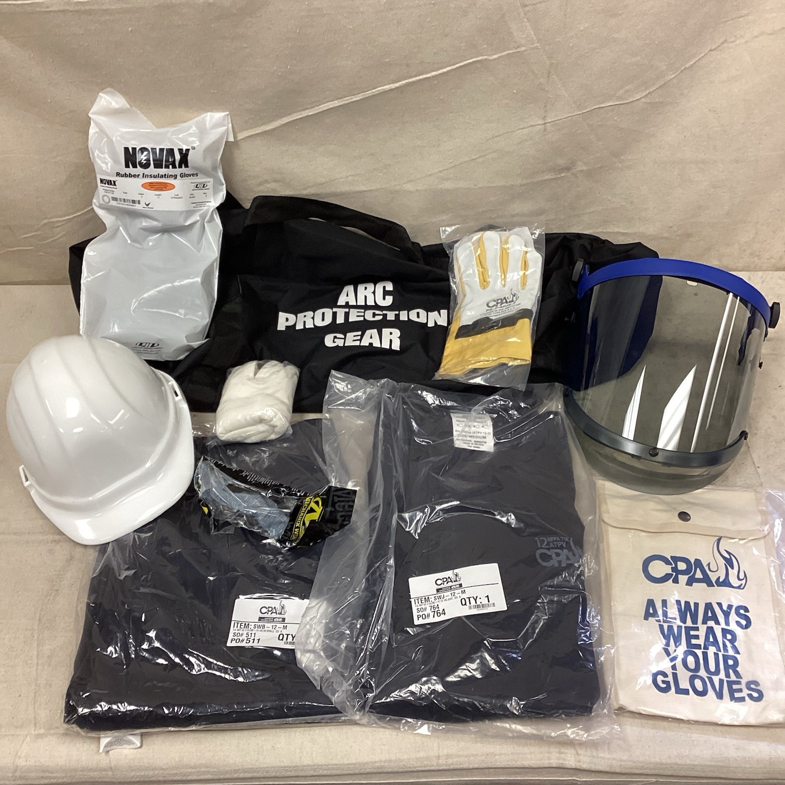 CHICAGO PROTECTIVE APPAREL AG-12 -M Arc Flash Clothing Kit