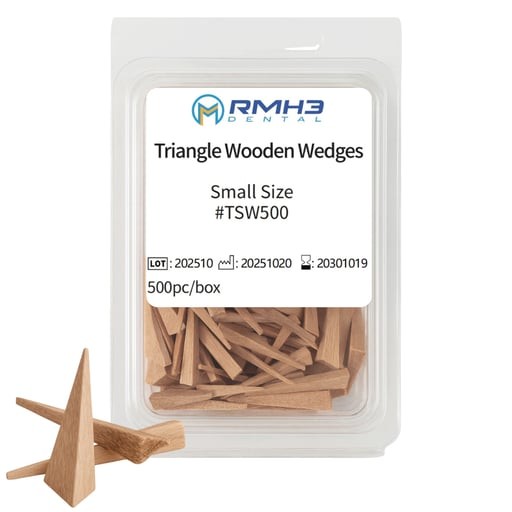 RMH3 Dental Wooden Wedges Small, Triangular Shape, 500/Pk RMH3 Dental Wooden Wedges Small, Triangular Shape, 500/Pk