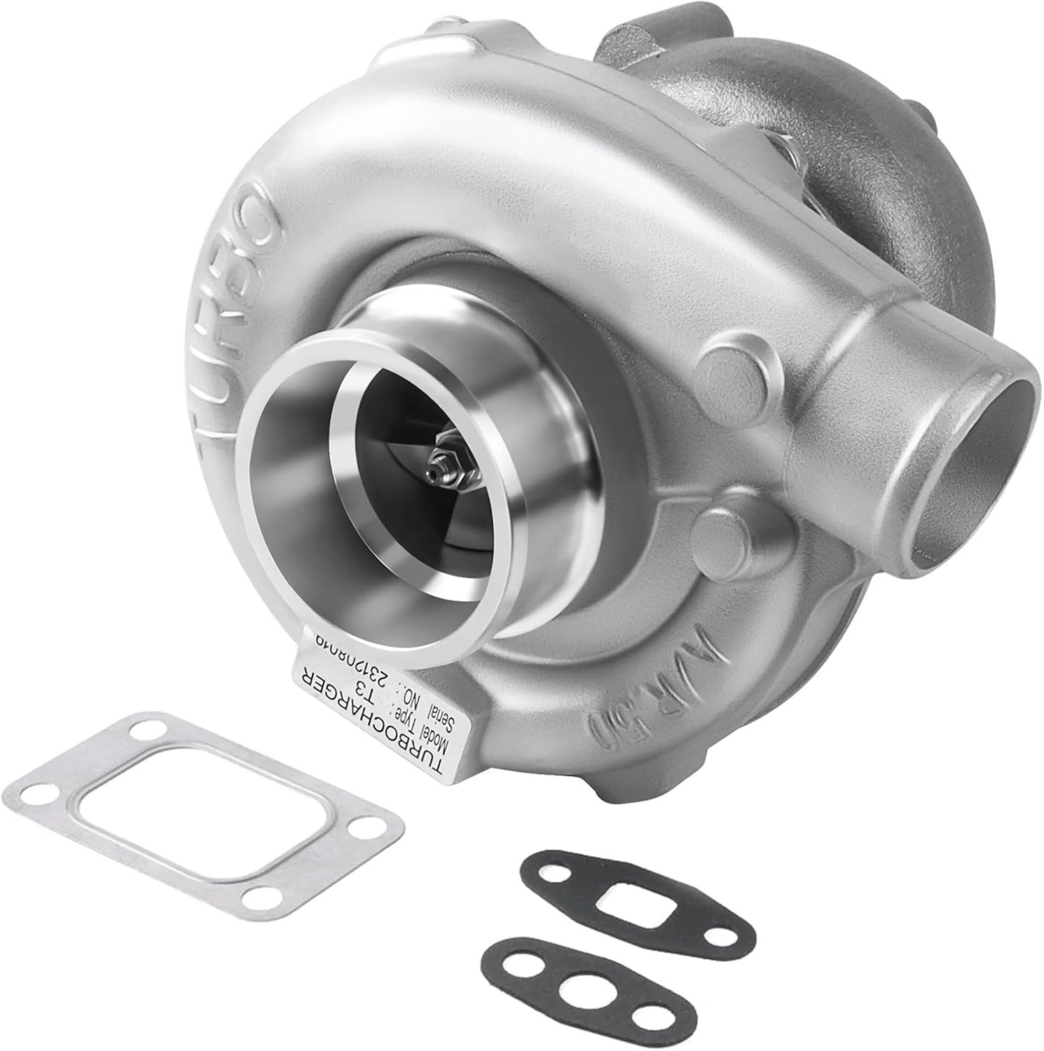 T3 T4 T04E Universal Turbocharger 0.57 A/R 400+HP for 1.5L-2.5L 4 6 Cyl Engine T3 T4 T04E Universal Turbocharger 0.57 A/R 400+HP for 1.5L-2.5L 4 6 Cyl Engine