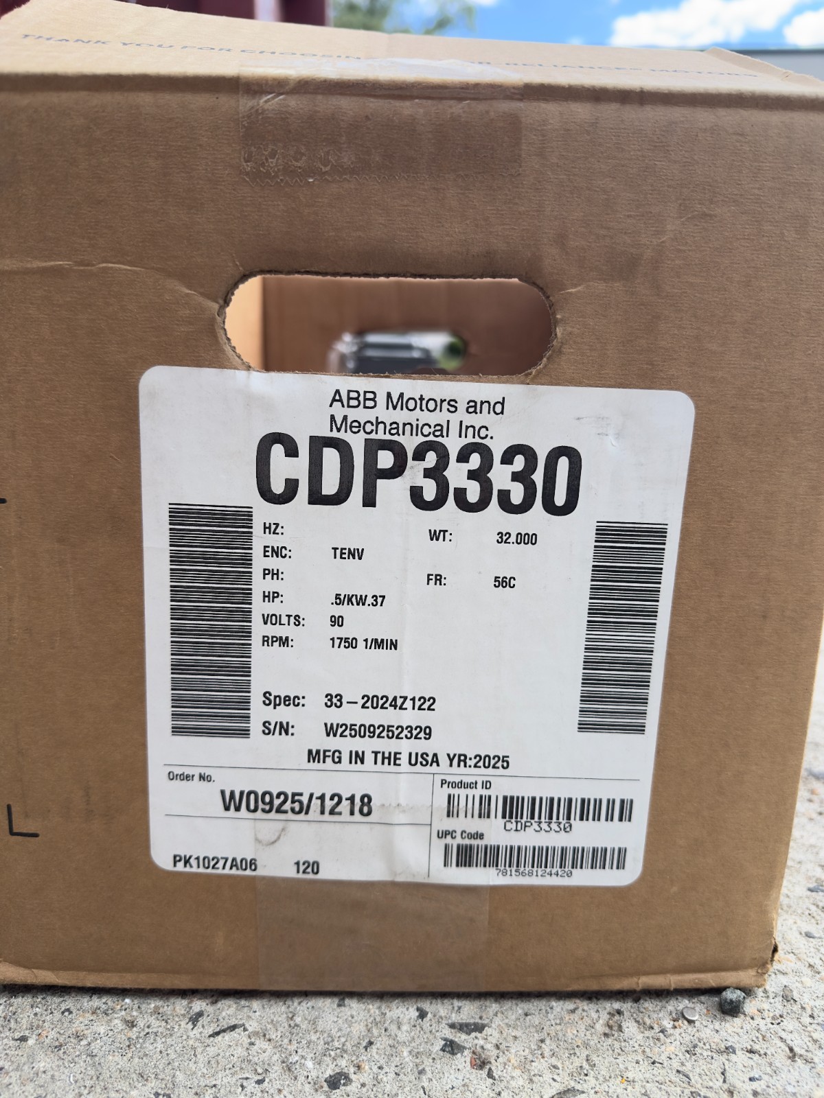 Baldor Reliance CDP3330 Baldor Reliance CDP3330