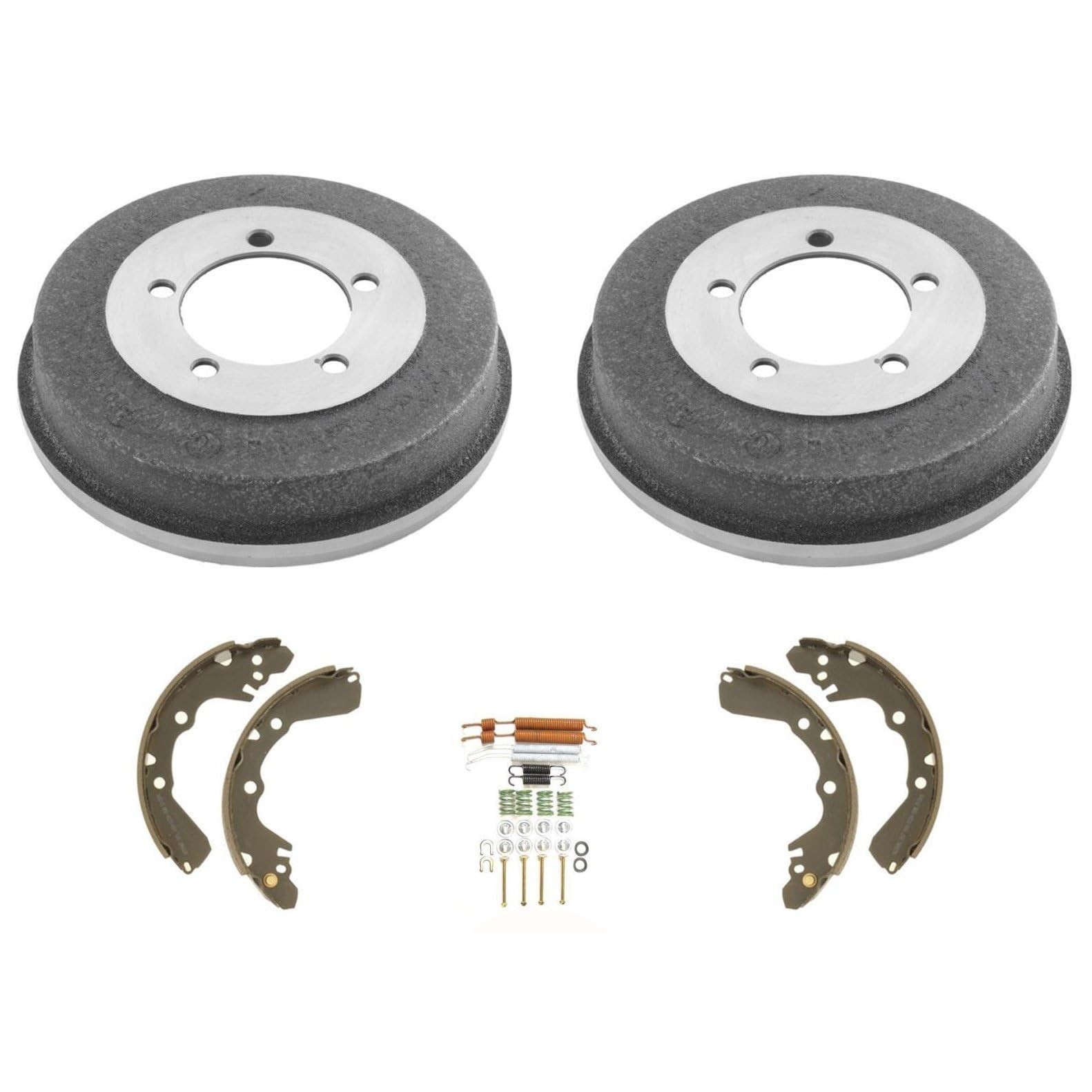 2pcs Rear Brake Drums 4pcs Brake Shoe Kit Left Right Hardware for Ram 3500 Van 2pcs Rear Brake Drums 4pcs Brake Shoe Kit Left Right Hardware for Ram 3500 Van