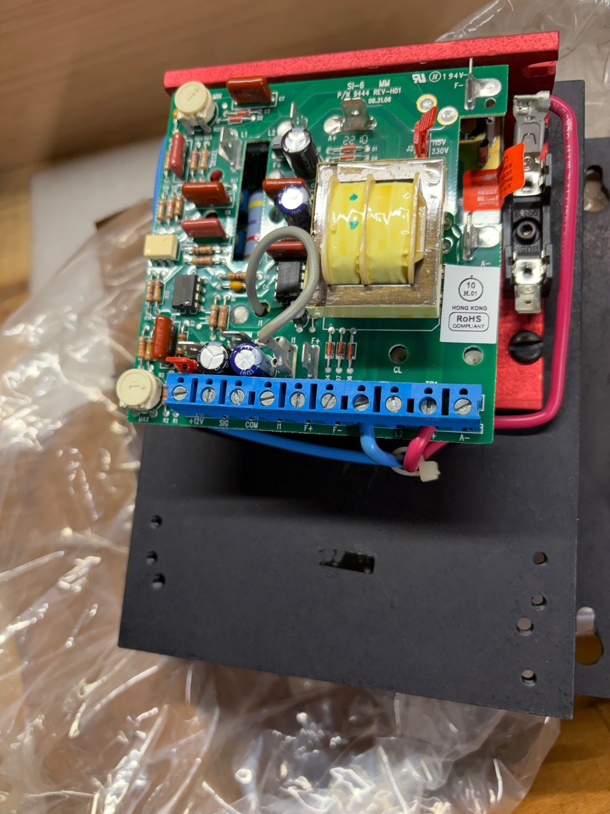 Baldor BC141-(SIH) (CN3000A64) DC motor speed control Baldor BC141-(SIH) (CN3000A64) DC motor speed control