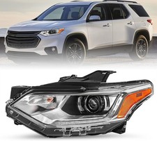 Fits for [HID/Xenon Model] 2018-2021 Chevy Traverse LED DRL Projector Headlight  picture