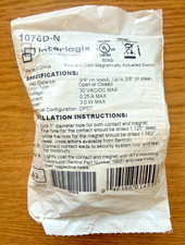 INTERLOGIX UTC FIRE & SECURITY 1076D-N Magnetic Door Contact picture