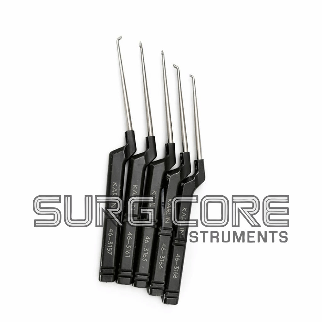 Set Of 5 Symmetry Codman Karlin Cervical Curettes Set Of 5 Symmetry Codman Karlin Cervical Curettes