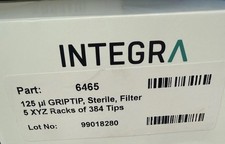 Integra 6465 (2 Pack) 125uL Sterl, Filt 5 XYZ Rack of 384 Tips picture