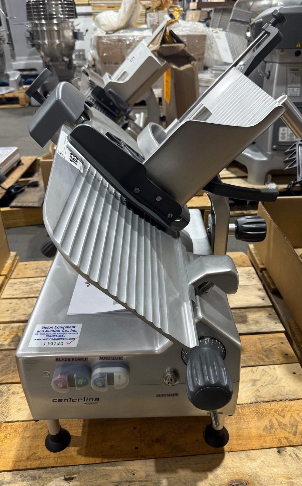 2026 HOBART CENTERLINE EDGE13A-11 AUTOMATIC MEAT/CHEESE SLICER W/ 13 2026 HOBART CENTERLINE EDGE13A-11 AUTOMATIC MEAT/CHEESE SLICER W/ 13