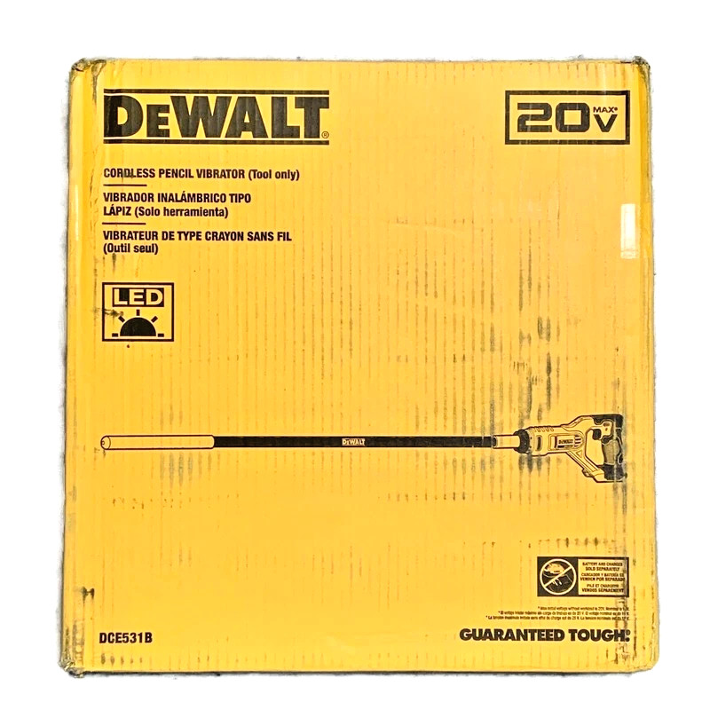 DEWALT DCE531B 20V MAX* Pencil Vibrator (Tool Only)