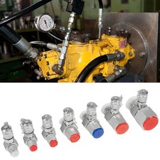 7 Pack Hydraulic Swivel Run Tees Kit (SAE JIC-37°) 37° ,Test Coupling Point Set picture