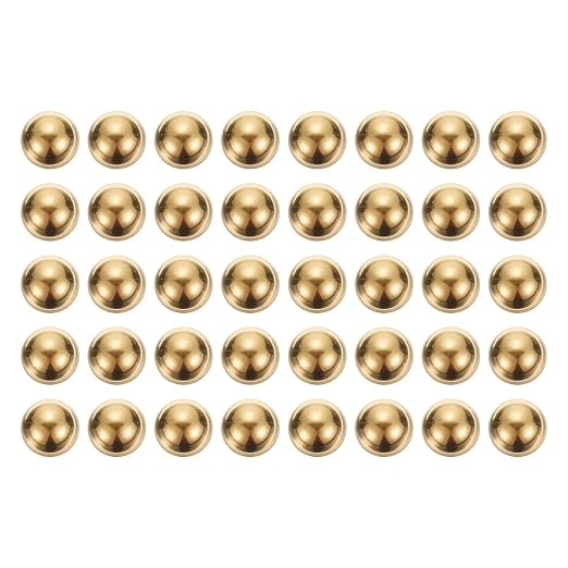 40pcs Precision Solid Brass Bearing Balls 1/2