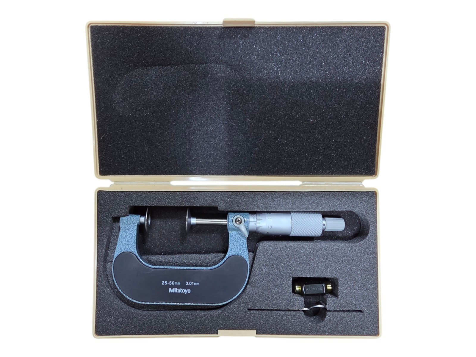 Mitutoyo 123-102 Disc Micrometer 25-50mm 0.01mm GMA-50 Near Mint Complete Japan Mitutoyo 123-102 Disc Micrometer 25-50mm 0.01mm GMA-50 Near Mint Complete Japan