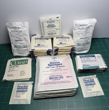 Assorted Gauze, Bandages, Pads, Sponges - Misc Lot of First Aid Supplies Bundle picture