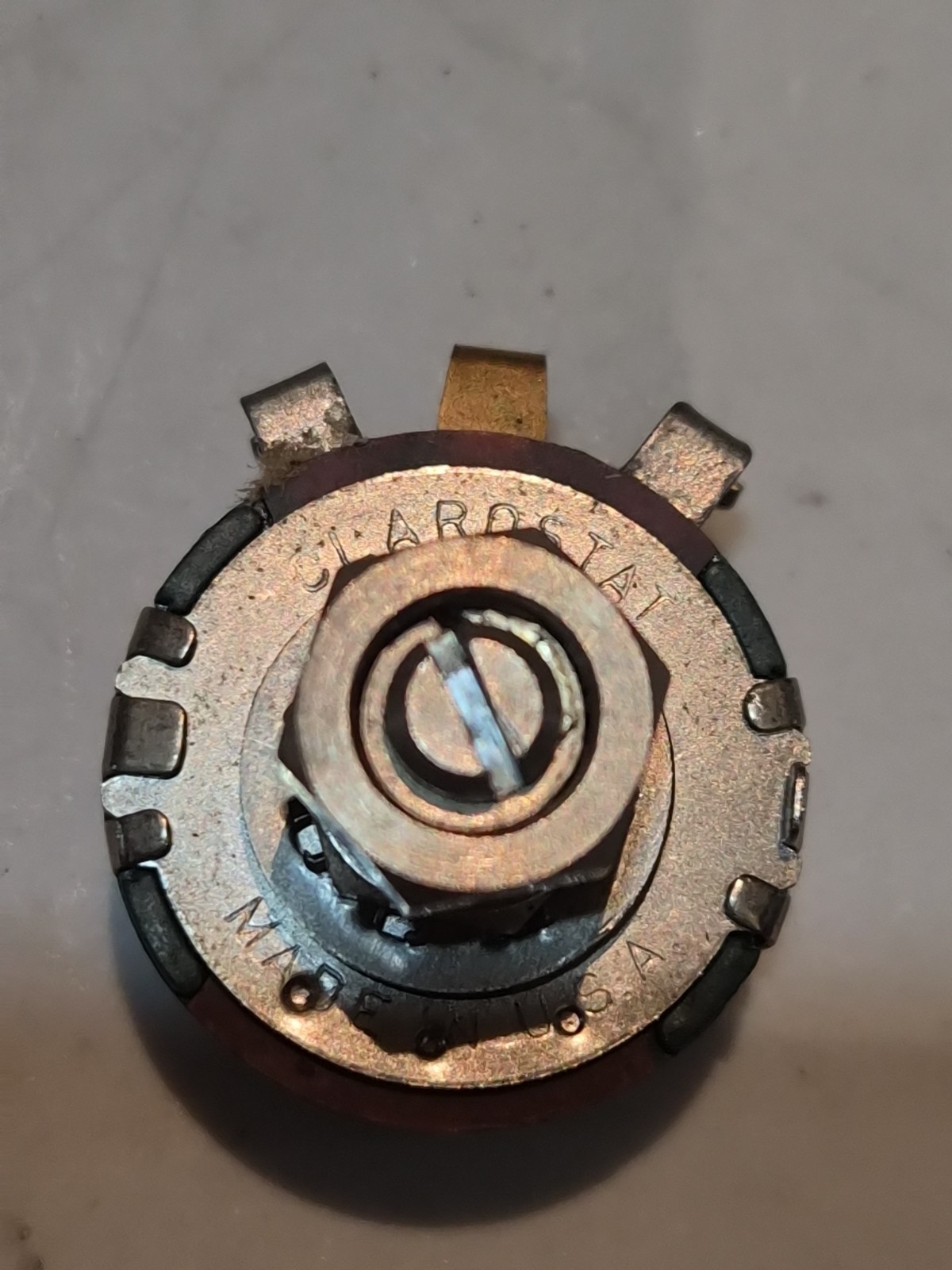 CLAROSTAT Potentiometer PN RA20LASB153A, 15K Ohm, 2W, +/-10%, NOS. CLAROSTAT Potentiometer PN RA20LASB153A, 15K Ohm, 2W, +/-10%, NOS.