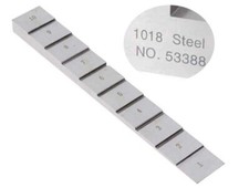 10 Step Calibration Block For Ultrasonic Thickness Gauge 1/2/3/4/5/6/7/8/9/10mm picture