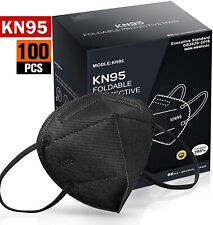 10/50/100/200 Pcs Black KN95 Protective 5 Layer Face Mask Disposable KN95 Marks picture