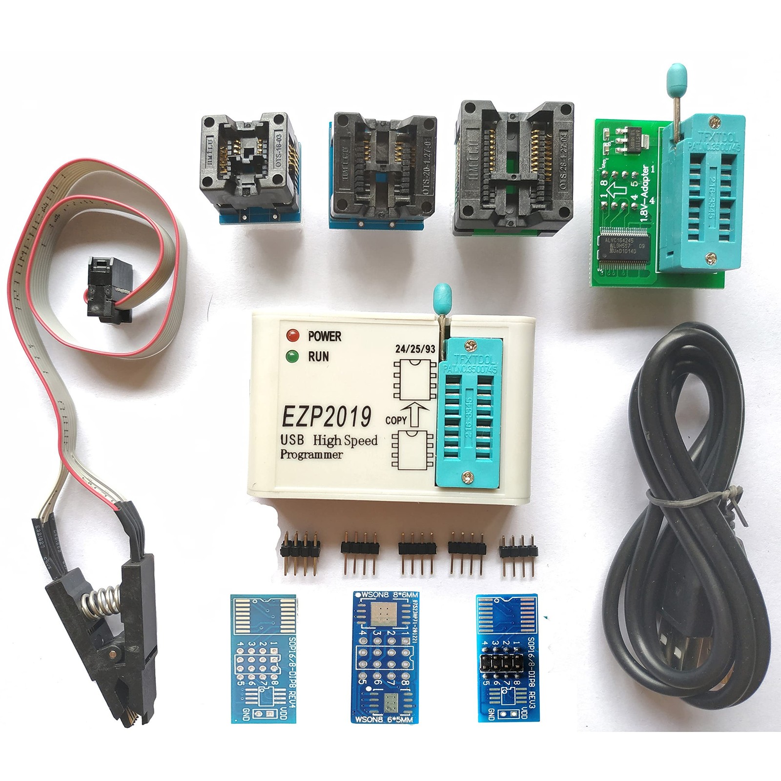EZP2019 High Speed USB SPI chip Programmer IC eprom Programmer Socket Support... EZP2019 High Speed USB SPI chip Programmer IC eprom Programmer Socket Support...