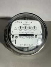 VINTAGE NOS 1987 UNUSED STILL AT ZERO -0- WESTINGHOUSE WATTHOUR METER MADE USA picture