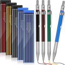 Nezyo 4 Pieces Welder Pencil 1 Count (Pack of 1), Black, Red, Yellow, Silver picture