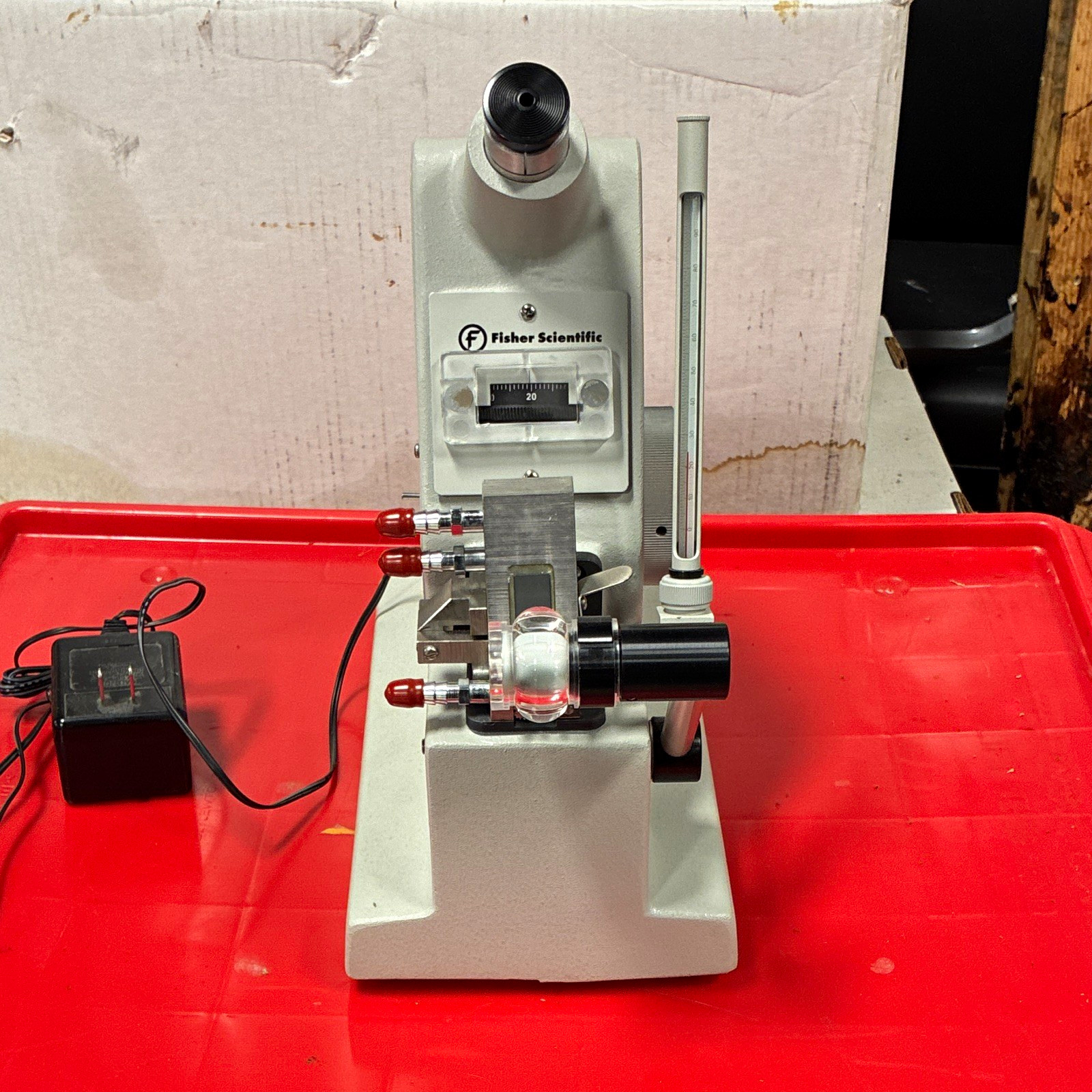 Fisher Scientific Laboratory Refractometer w/ Power Adapter for Biological Lab
