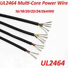 UL2464 16-26 AWG Power Cord Soft Cable Signal Control Wire 2/3/4/5/6 Cores picture
